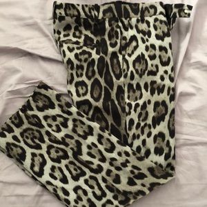 Zara animal print pants